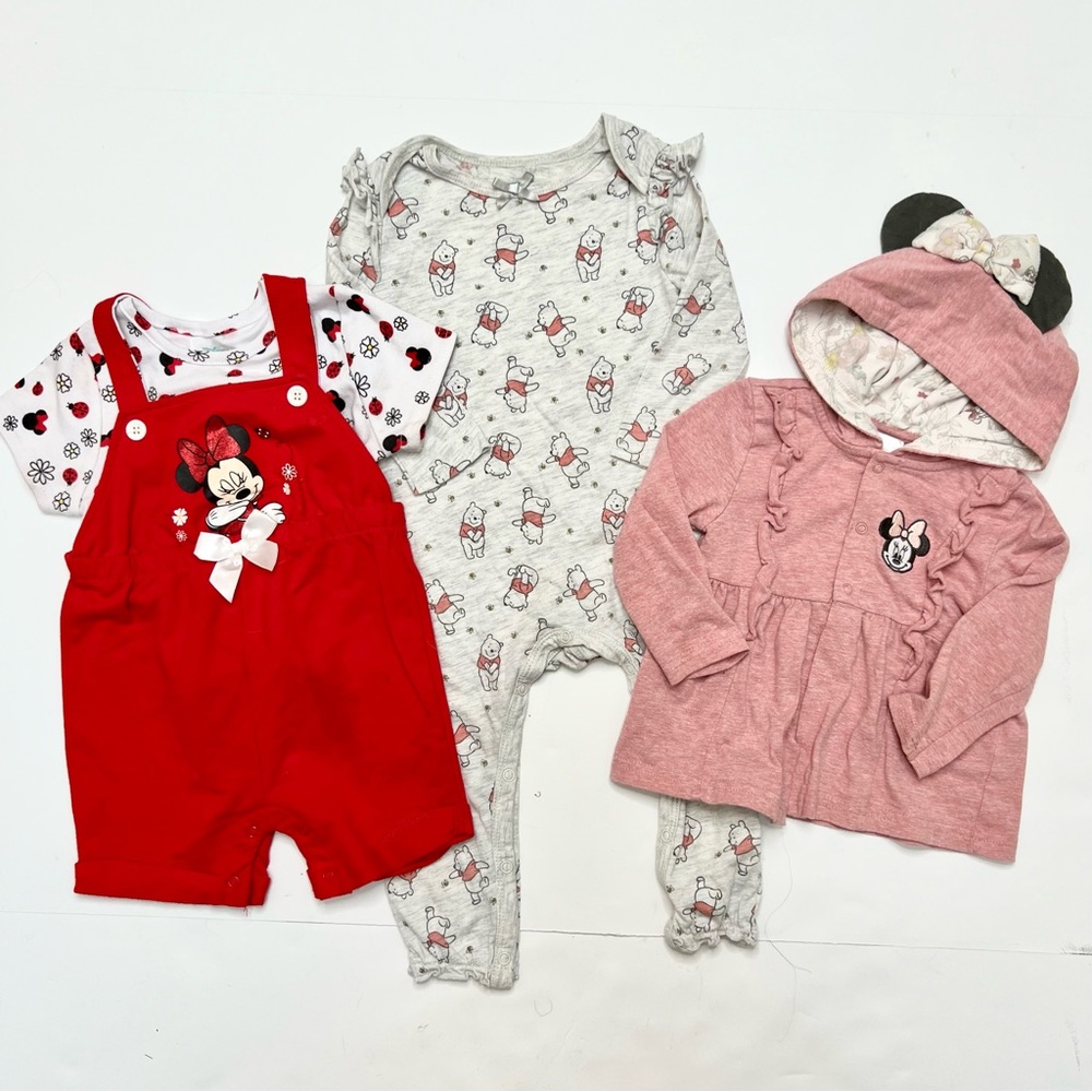 Vintage Disney Baby Minnie Mouse & Winnie The Pooh Bundle!